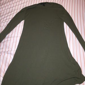 Olive green forever 21 dress